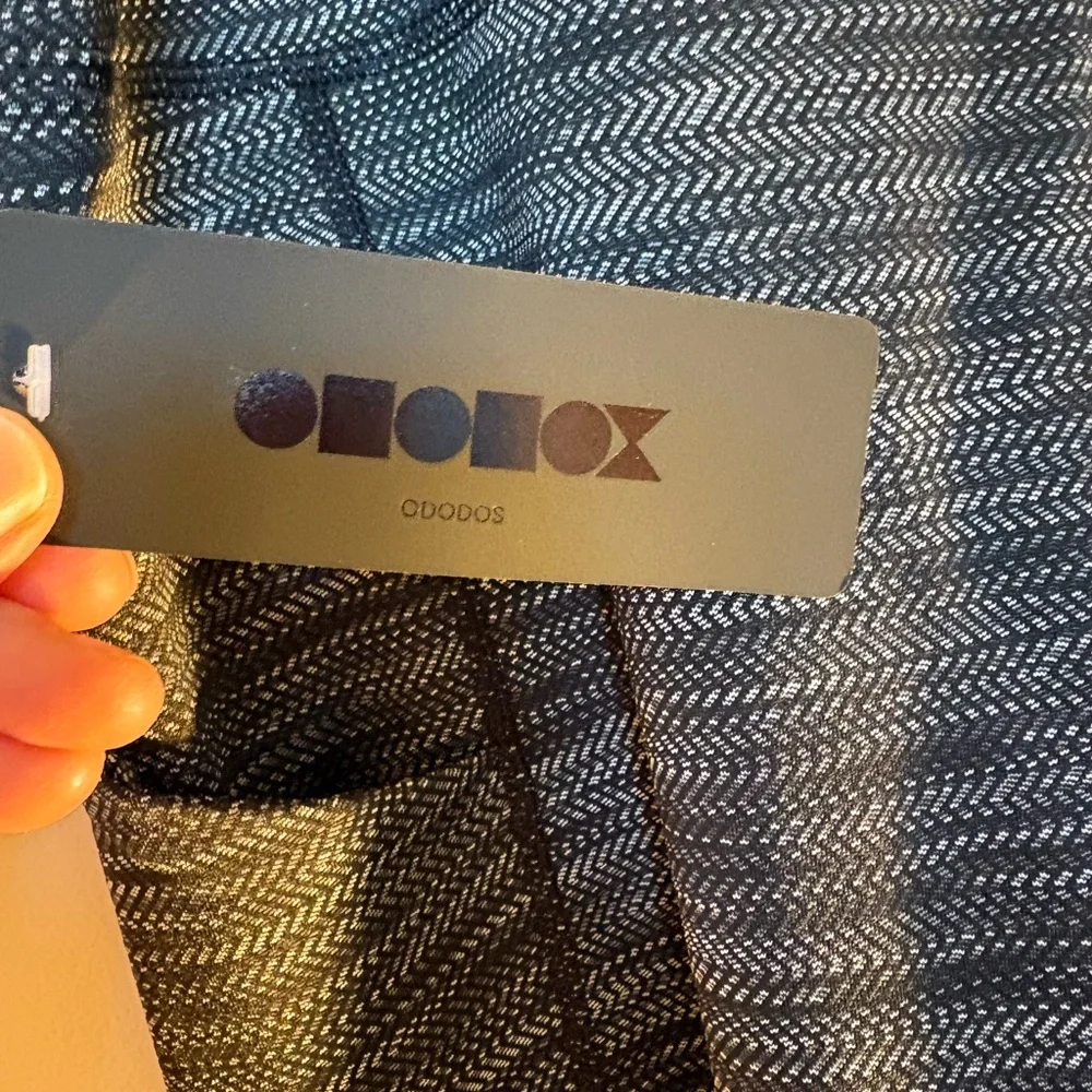 ODODOS Black and Gray Leggings with Pockets - Size 2X - NWT - Picture 2 of 5